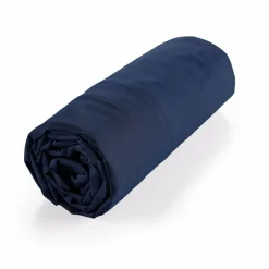 Drap housse coton bio (140 x 190 cm) Biolina Bleu nuit