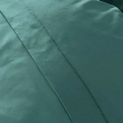 Drap housse percale de coton (90 x 200 cm) Cali Bleu canard