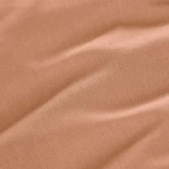 Drap housse percale de coton (200 x 200 cm) Cali Rose pêche