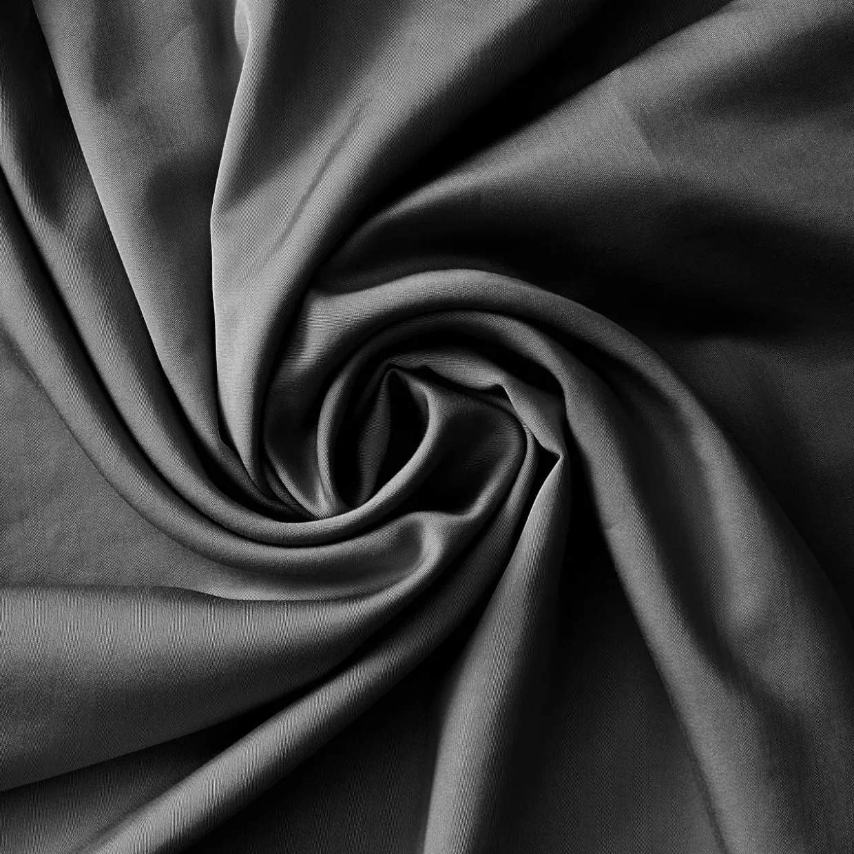 Drap housse satin de bambou (200 x 200 cm) Sienna Noir