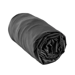 Drap housse satin de bambou (90 x 200 cm) Sienna Noir
