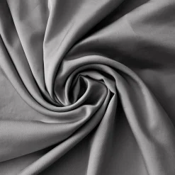 Drap housse satin de bambou (90 x 200 cm) Sienna Gris granit