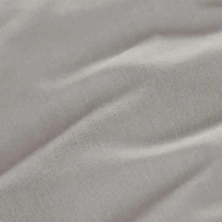 Drap plat percale de coton (240 x 300 cm) Cali Gris clair