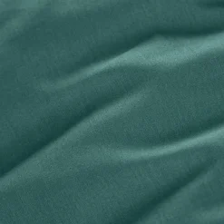 Drap plat percale de coton (270 x 300 cm) Cali Bleu canard