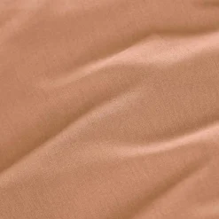 Drap plat percale de coton (180 x 290 cm) Cali Rose pêche