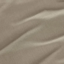 Drap plat percale de coton (270 x 300 cm) Cali Taupe