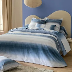 Drap plat percale de coton (280 x 325 cm) Esteban Bleu