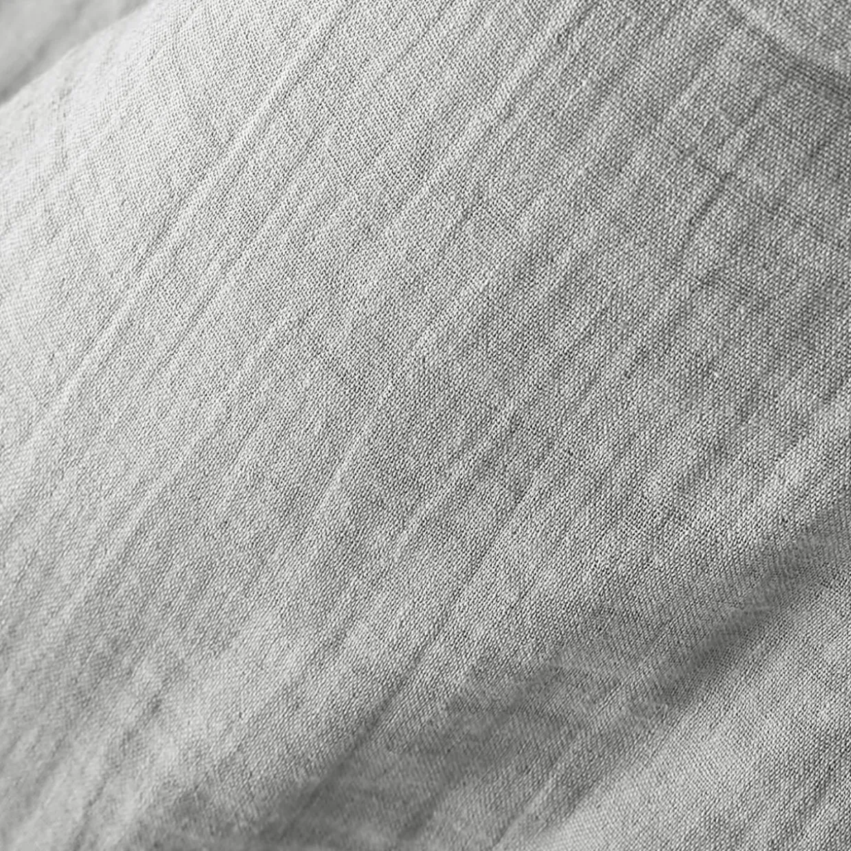 Edredon gaze de coton (150 x 150 cm) Gaïa Gris nuage