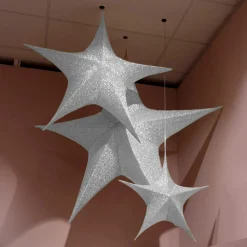 Etoile de Noël à suspendre (D80 cm) Christmas Argent