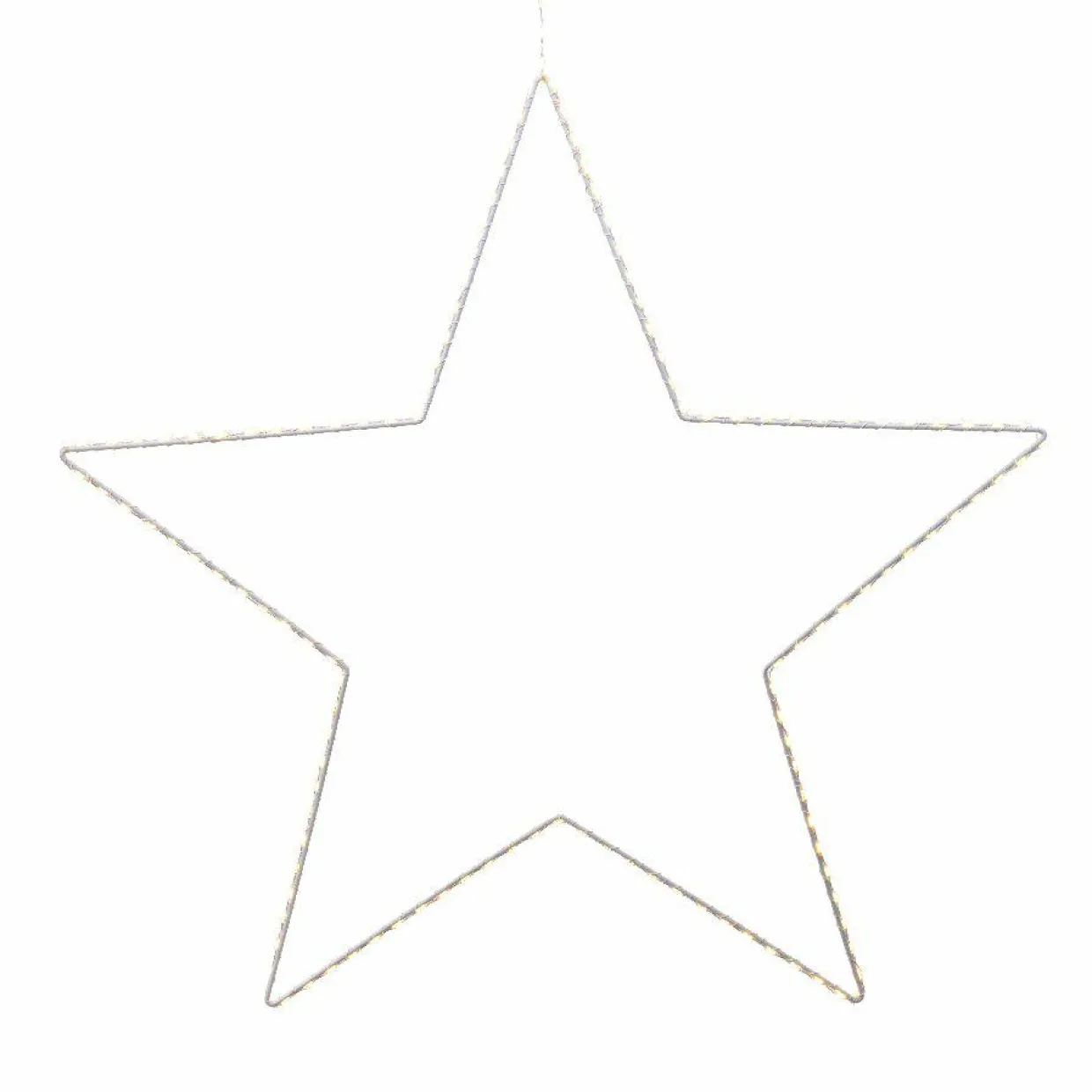 Etoile lumineuse à suspendre 175 LED (D58 cm) Kais Blanc chaud