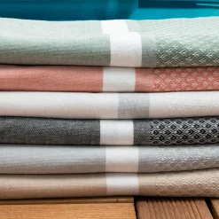 Fouta coton recyclé (100 x 200 cm) Selma Noire