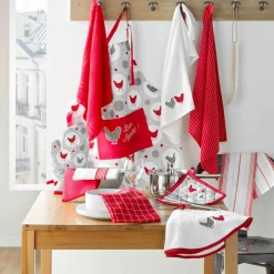 Gant de cuisine (24.5 x 14.5 cm) Suzette Rouge
