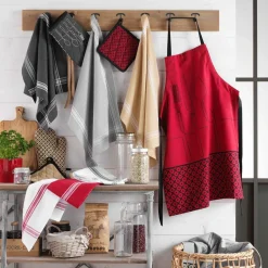 Gant et manique coton recyclé Cuisiline Beige