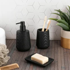 Gobelet en résine effet bois Scandi Noir
