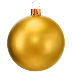 Grande boule de Noël gonflable (D45 cm) Or