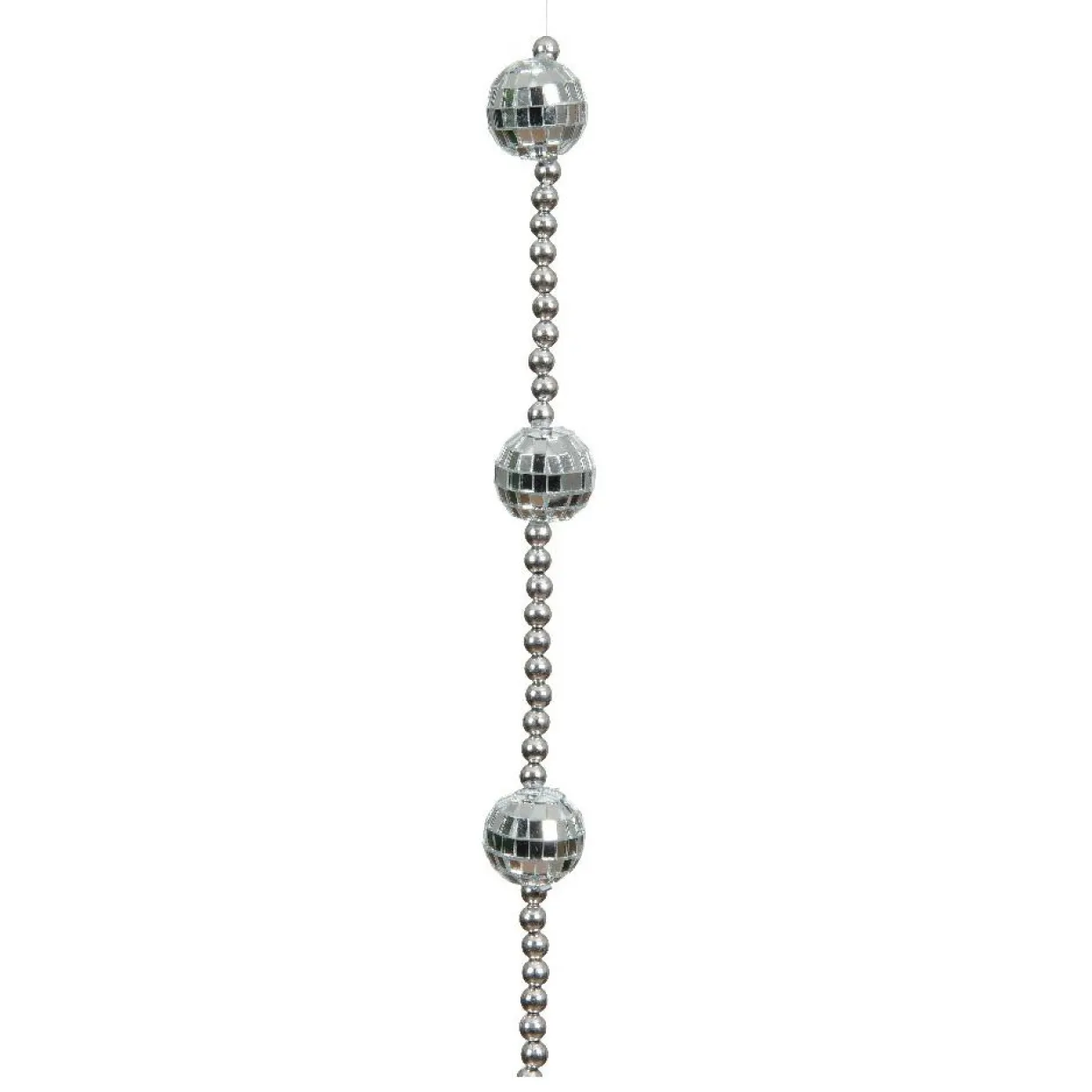 Guirlande de perle (172 cm) Disco Argent