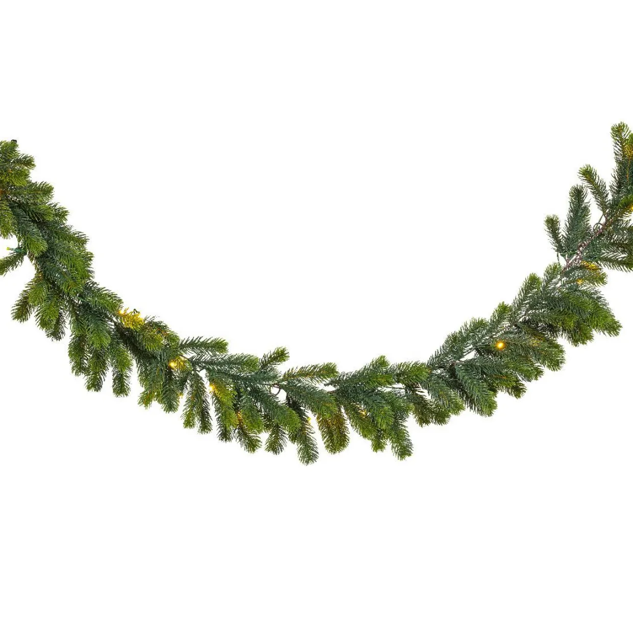Guirlande de sapin lumineuse 50 Led (270 cm - D30) Manitoba Blanc chaud