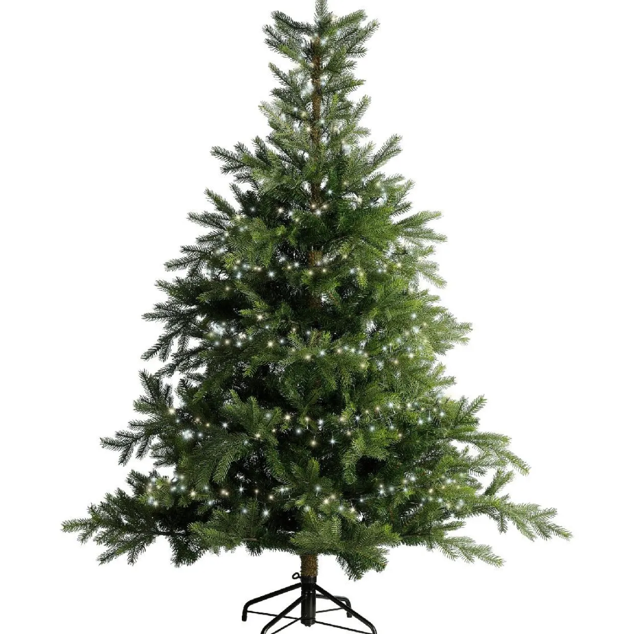 Guirlande lumineuse 22,5 m 1000 LED câble vert Luxe Bicolore Blanc chaud et froid