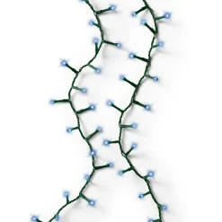 Guirlande lumineuse 22,5 m 1000 LED câble vert Luxe Bleu