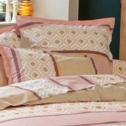 Housse de couette coton (140 x 200 cm) Inouk Rose