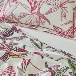 Housse de couette coton (200 x 200 cm) Pénélope Rose