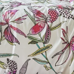 Housse de couette coton (260 x 240 cm) Pénélope Rose
