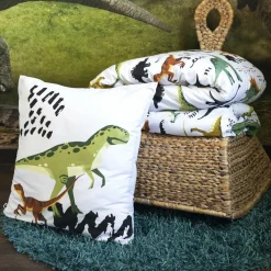 Housse de couette et deux taies enfant coton (240 x 220 cm) Cretace Verte