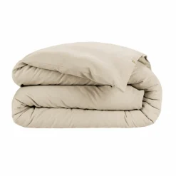 Housse de couette flanelle de coton (280 x 240 cm) Nina Beige