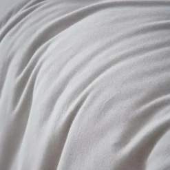 Housse de couette flanelle de coton (240 x 220 cm) Nina Gris clair