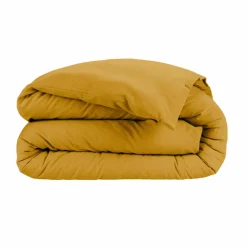 Housse de couette flanelle de coton (240 x 220 cm) Nina Jaune ocre