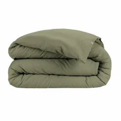 Housse de couette flanelle de coton (280 x 240 cm) Nina Vert romarin