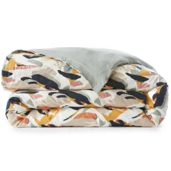Housse de couette gaze de coton (260 x 240 cm) Mathilda Multicolore