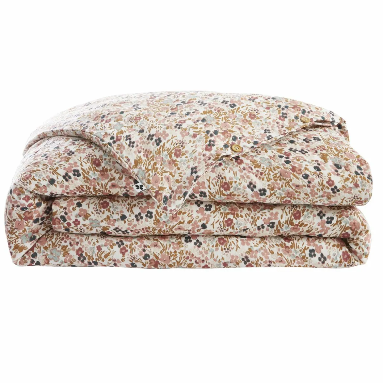 Housse de couette gaze de coton (140 x 200 cm) Constance Beige pampa
