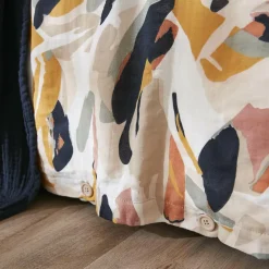 Housse de couette gaze de coton (240 x 220 cm) Mathilda Multicolore