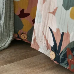 Housse de couette gaze de coton (240 x 220 cm) Azel Multicolore