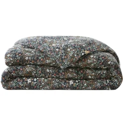 Housse de couette gaze de coton (240 x 220 cm) Constance Bleu nuit