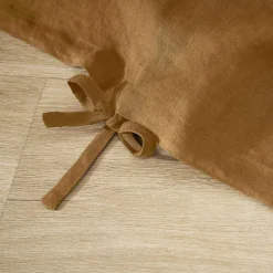 Housse de couette lin lavé (240 x 220 cm) Louise Caramel