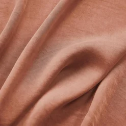 Housse de couette lyocell Tencel™ lavé (240 x 220 cm) Olivia Terracotta