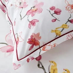 Housse de couette percale de coton (200 x 200 cm) Elisa Rose