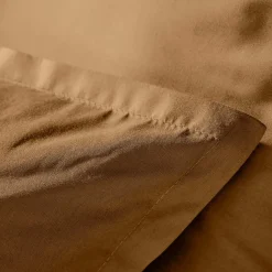 Housse de couette percale de coton (280 x 240 cm) Cali Camel