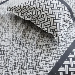 Housse de couette percale de coton (200 x 200 cm) Riviera Grise