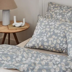 Housse de couette percale de coton (200 x 200 cm) Lison Grise
