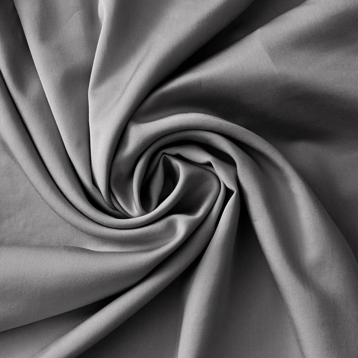 Housse de couette satin de bambou (280 x 240 cm) Sienna Gris granit