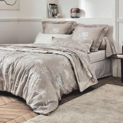 Housse de couette satin de coton (280 x 240 cm) Cayenne Marron