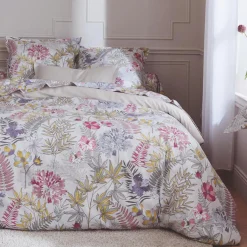 Housse de couette satin de coton (260 x 240 cm) Anaïs Multicolore