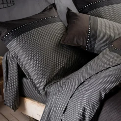 Housse de couette satin de coton (260 x 240 cm) Enzo Noire