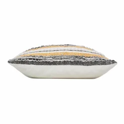 Housse de coussin carrée coton (40 x 40 cm) Elna Jaune ocre