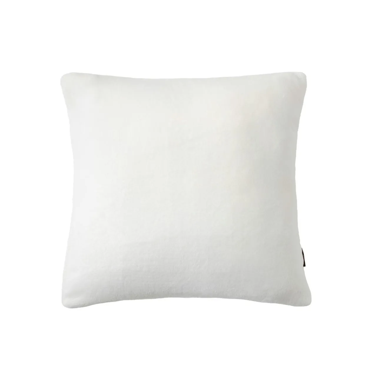 Housse de coussin carrée flanelle (45 x 45 cm) Didou Ivoire
