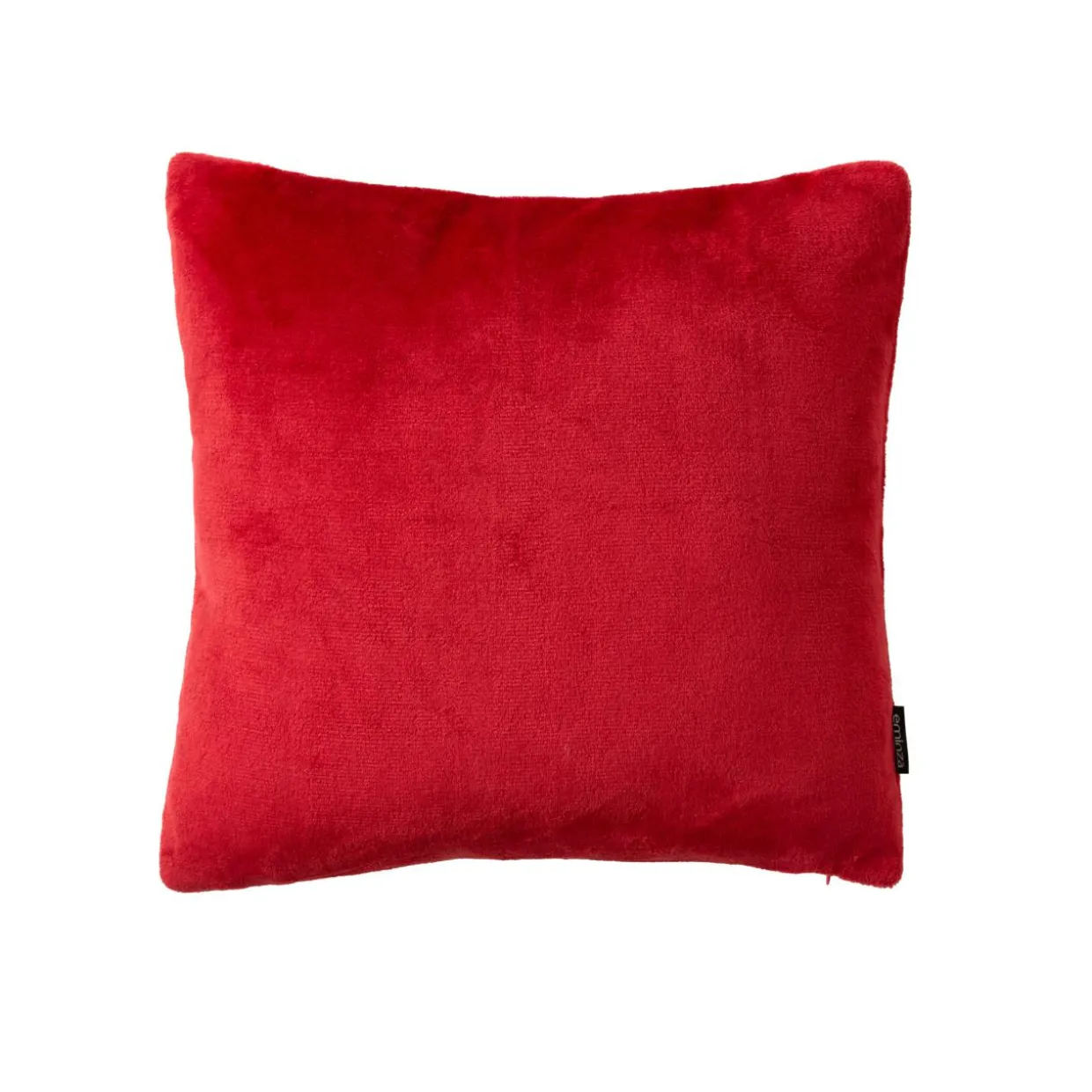 Housse de coussin carrée flanelle (45 x 45 cm) Didou Rouge