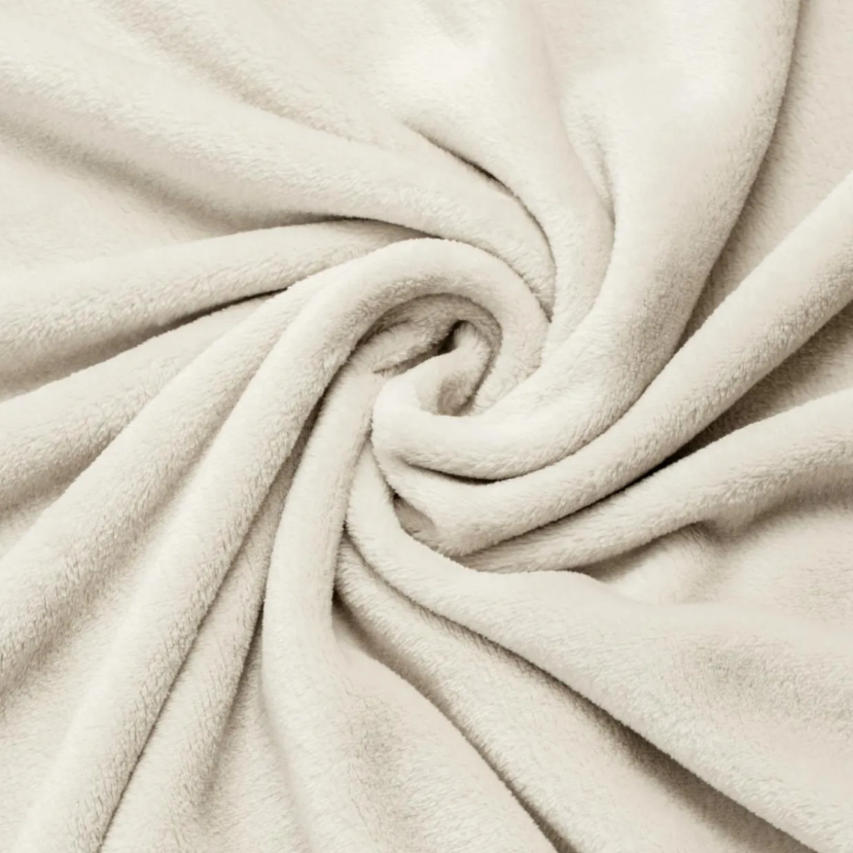 Housse de coussin rectangulaire flanelle (40 x 60 cm) Didou Beige grège